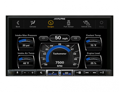 Alpine 7 Inch Digital MultiMedia Receiver with Hi-Res Audio Playback - ILX-507