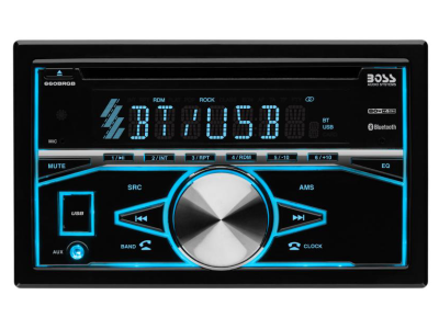 Boss Audio Double-Din CD Or MP3 Player with Bluetooth - 660BRGB