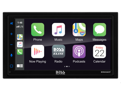 6.75" Boss Audio Multimedia Touchscreen Player with Bluetooth Apple CarPlay and Android Auto - BV850ACP