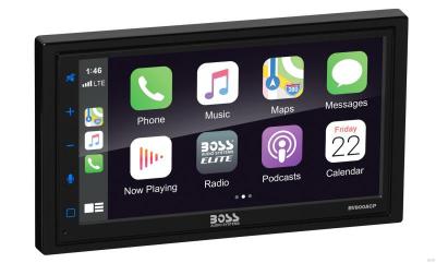 6.75" Boss Audio Multimedia Touchscreen Player with Apple CarPlay and Android Auto - BV800ACP