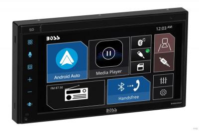 6.75" Boss Audio Multimedia Touchscreen Player with Apple CarPlay and Android Auto - BV800ACP