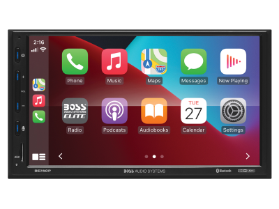 7" Boss Audio Multimedia Touchscreen Player with Bluetooth Apple CarPlay and Android Auto - BE7ACP
