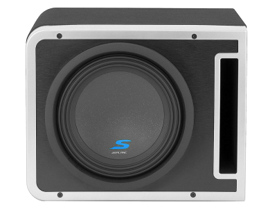 12" Alpine Halo S-Series Shallow Pre-Loaded Subwoofer Enclosure - SS-SB1