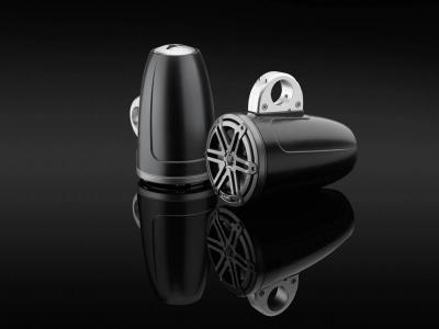 JL AUDIO 7.7 Inch Enclosed Tower Coaxial System Satin Black Enclosure - M3-770ETXv3-Sb-S-Gm