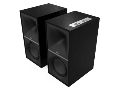 Klipsch Powered Speakers Pair with Bluetooth in Black - THESEVENSB