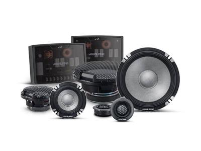 Alpine R-Series Pro 3-Way Component Speaker Set - R2-S653