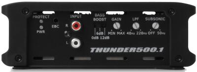 MTX Thunder Series 500-watt RMS Mono Block Class D Amplifier - THUNDER 500.1