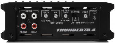 MTX Thunder Series 400-watt RMS 4-channel Class A/B Amplifier - THUNDER 75.4