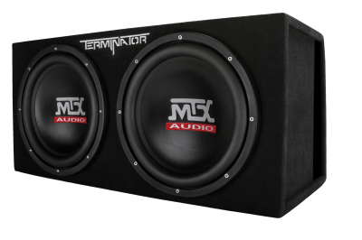 MTX 12 Inch Dual 1000-watt RMS Vented Enclosure and Mono Block Amplifier - TNP212DV