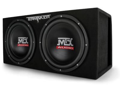 MTX Dual 12 Inch 1000-watt RMS Vented Subwoofer Enclosure - TNE212DV