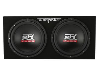 MTX Dual 12 Inch 400-watt RMS Sealed Subwoofer Enclosure - TNE212D