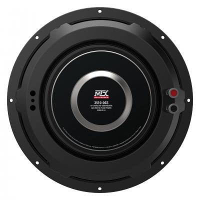 MTX 10 Inch 300-watt RMS 4Ω Car Audio Shallow Subwoofer - 3510-04S