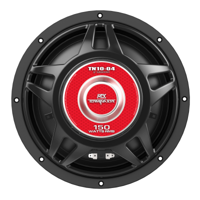 MTX Terminator Series 10 Inch 150-watt RMS 4Ω Subwoofer - TN10-04