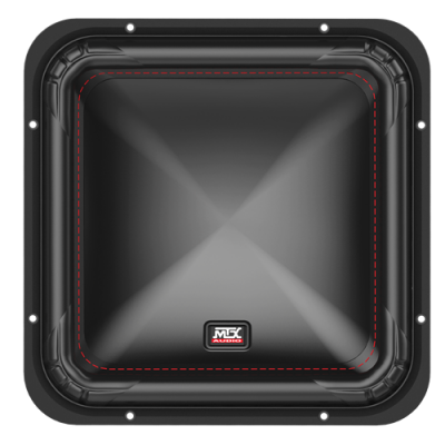 MTX 12 Inch 500-watt RMS Dual 4Ω Square Car Audio Subwoofer - S6512-44