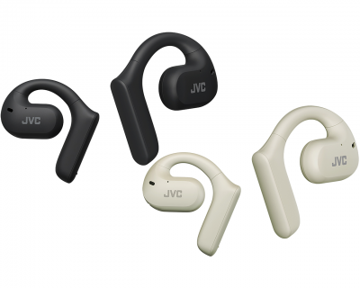 JVC True Wireless Open-Ear Earbuds in Black - HA-NP35T-B