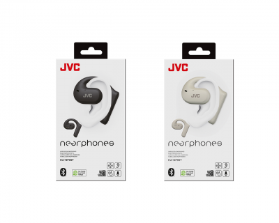 JVC True Wireless Open-Ear Earbuds in Black - HA-NP35T-B
