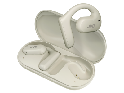 JVC True Wireless Open-Ear Earbuds in White - HA-NP35T-W