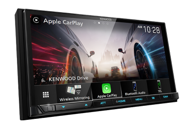 Kenwood 6.95 Inch Digital Multimedia Receiver with Built-in Bluetooth and WiFi - DMX9708S