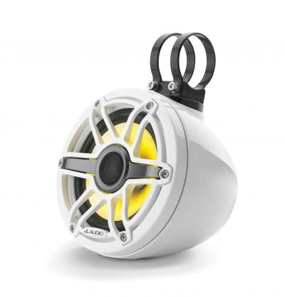 JL AUDIO 6.5 Inch Enclosed Coaxial System with Transflective LED Lighting - M6-650VEX-Gw-S-GwGw-i