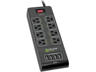 Ultralink 8 Outlet Multimedia Surge Protector - PS800U