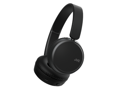 JVC Foldable On-Ear Bluetooth Headphones in Black - HA-S36W-B