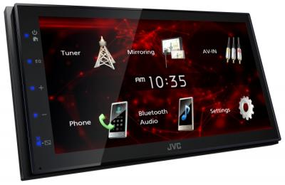 JVC 6.8 Inch Double-DIN Touchscreen Digital Multimedia Receiver  - KW-M180BT