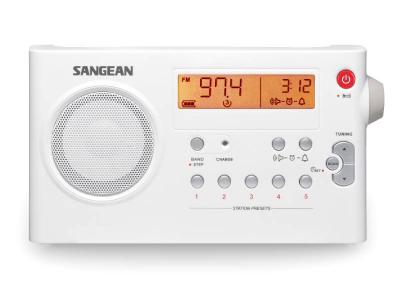 Sangean AM / FM Digital Tuning Radio in White - 14‐PRD7