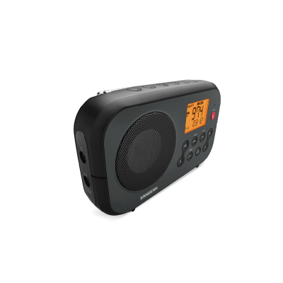 Sangean AM / FM / WX Digital Tuning Radio in Black - 14‐PRD12