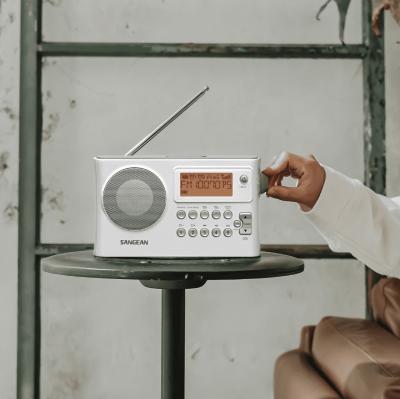Sangean AM / FM / USB Digital Tuning Radio in White  - 14‐PRD14