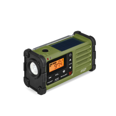 Sangean AM / FM / WX / Multi-Powered Radio in Green - 24-SG112