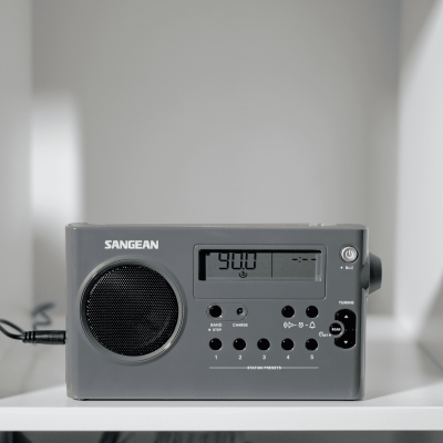 Sangean AM / FM Digital Tuning Radio in Gray-Black - 24-SG106