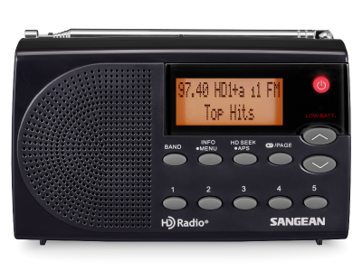Sangean HD / AM / FM-RBDS Radio in Black - 14-HDR14