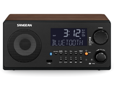 Sangean AM / FM-RDS / USB / Bluetooth Digital Radio in Walnut - 14-WR22WL