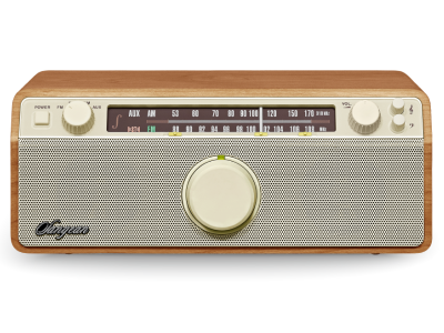 Sangean AM / FM / AUX Wooden Cabinet Radio in Walnut - 14-WR12