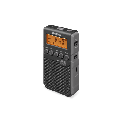 Sangean AM / FM-RDS Rechargeable Pocket Radio - 14‐DT800BK