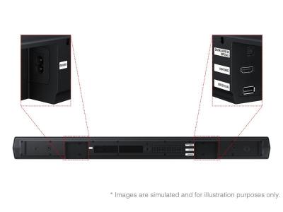 Samsung B-series 2.1 Channel Soundbar with Subwoofer (2025) - HW-B550F/ZC