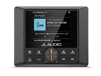 JL Audio MediaMaster 55 Weatherproof Stereo with Full-Color LCD Display - MM55