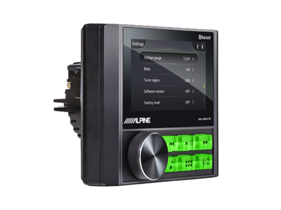 Alpine Weather-Resistant Digital Media Receiver w/4.3" Display for UTV and Powersports Applications - KACCMDCTR