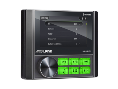 Alpine Weather-Resistant Digital Media Receiver w/4.3" Display for UTV and Powersports Applications - KACCMDCTR