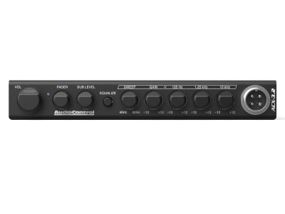 AudioControl All-Weather Equalizer and Crossover with Paging Mic - ACX-3.2