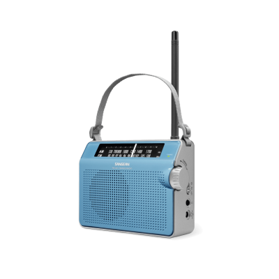 Sangean AM / FM Retro Strap Analog Radio - 14PRD6BU