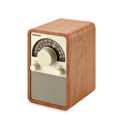 Sangean AM / FM Wooden Cabinet Radio in Walnut - 14-WR15WL