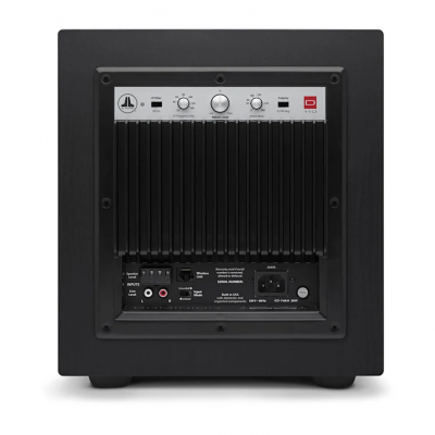 JL Audio 10" Dominion Powered Subwoofer in Black Ash - D110-ASH