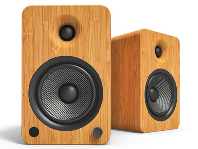 Kanto 2-Way Powered Bookshelf Speakers - YU4BAMBOO