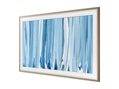 55" Samsung Customizable Frame Bezel in Beige Wood - VGSCFH55TKBZA