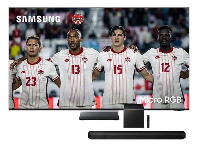 65" Samsung Micro RGB R95H 4K TV + Q Series Soundbar - MRN65R95HAFXZC-HW-Q800F/ZC