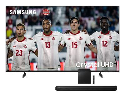 43" Samsung Crystal UHD TV + Q-series Soundbar - UN43U8000HFXZC-HW-Q800F/ZC
