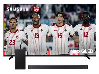 75" Samsung Neo QLED QN80H 4K Smart TV + Q-Series Soundbar - QN75QN80HAFXZC-HW-Q600F/ZC