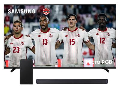 65" Samsung Micro RGB R85H Smart TV + Q-Series Soundbar - MRN65R85HAFXZC-HW-Q600F/ZC