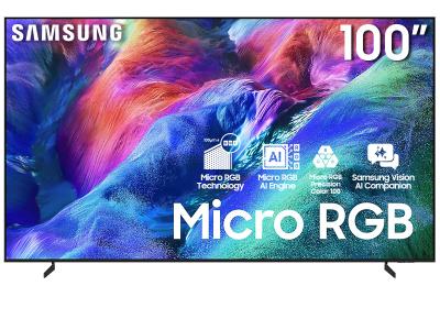 100" Samsung MRN100R85HFXZC Micro RGB R85H 4K Vision AI Smart TV (2026)